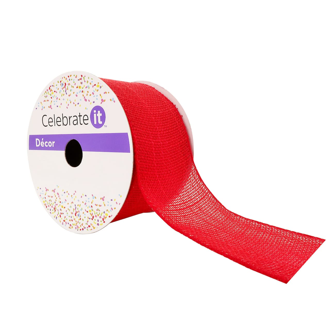 12 Pack: 2.5" x 25ft. Faux Burlap Wired Ribbon by Celebrate It™